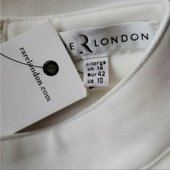 NWT ASOS Rare London Get Off Of My Cloud Mini Dress - Size 10 - Picture 5 of 7